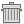 Recycle Bin (empty) Icon 24x24 png